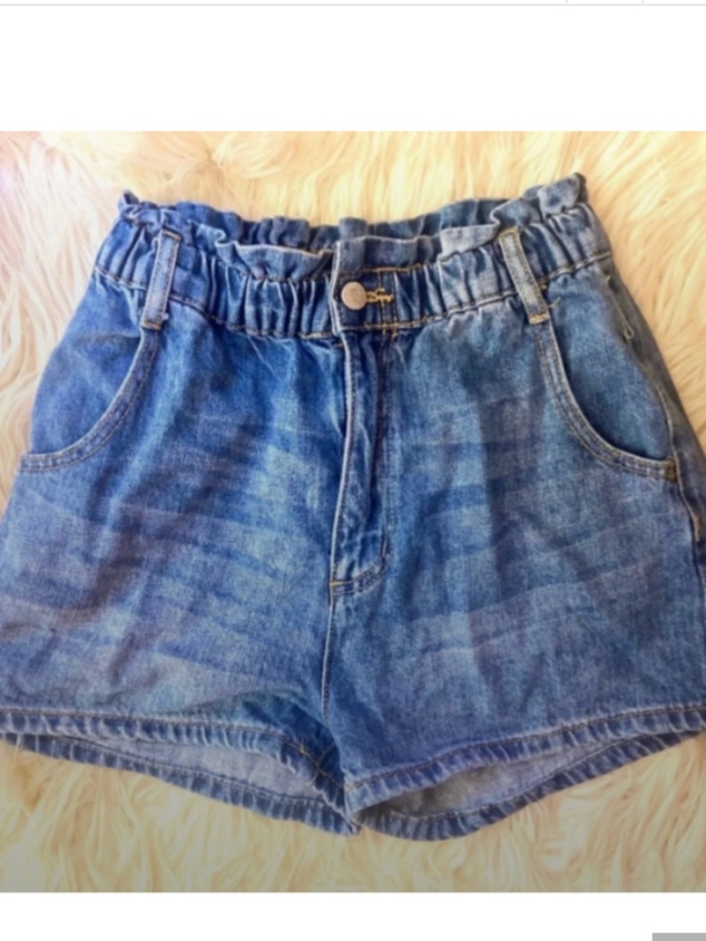 BDG Indie Revival 90s Shorts High Waisted Elastic Urban Outfitters Women’s Small